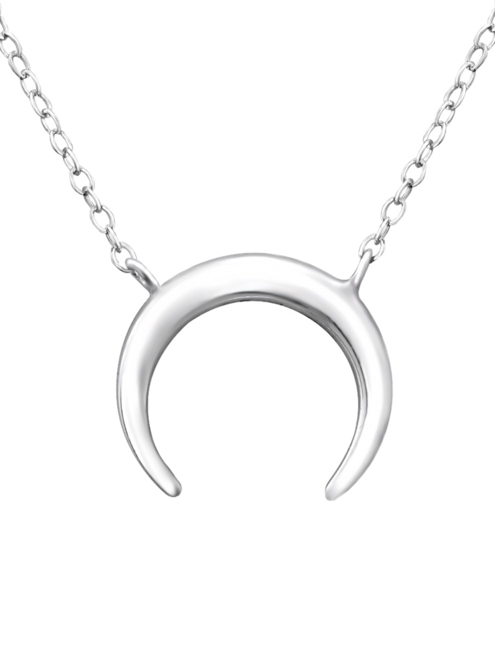 NWT Sterling Silver Moon Necklace